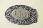 BRAND LADIES FLOWER OVAL BELT BUCKLE