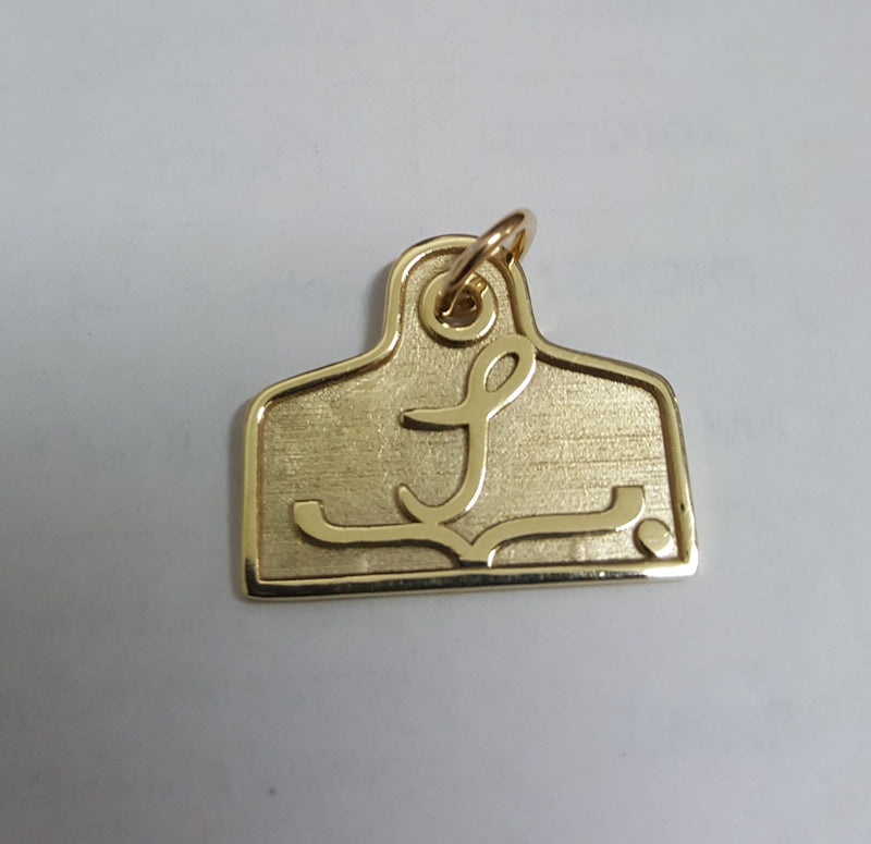 BRAND - GOLD HAT PIN STYLE PENDANT