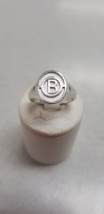 BRAND STERLING SILVER SIGNET RING