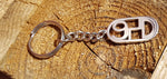 BRAND - STERLING SILVER KEYRING