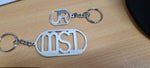 BRAND - STERLING SILVER KEYRING