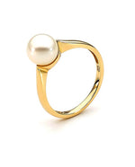 9CT YG FRESHWATER PEARL RING