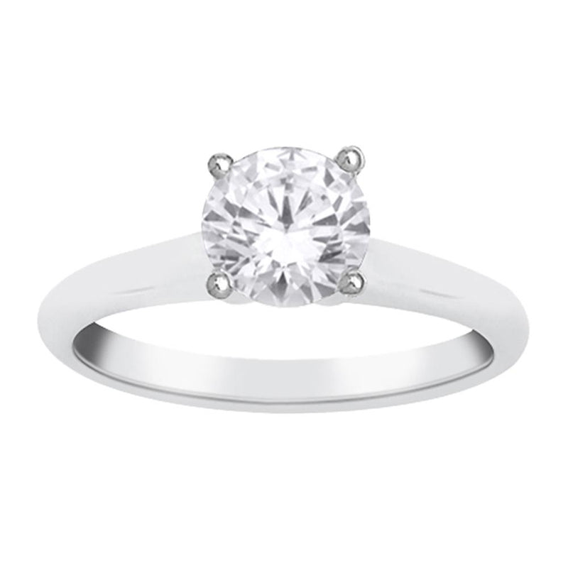 14ct white gold diamond engagement ring