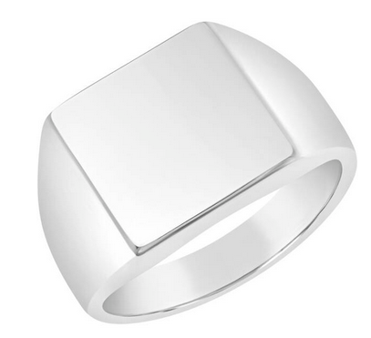 SS SIGNET RING