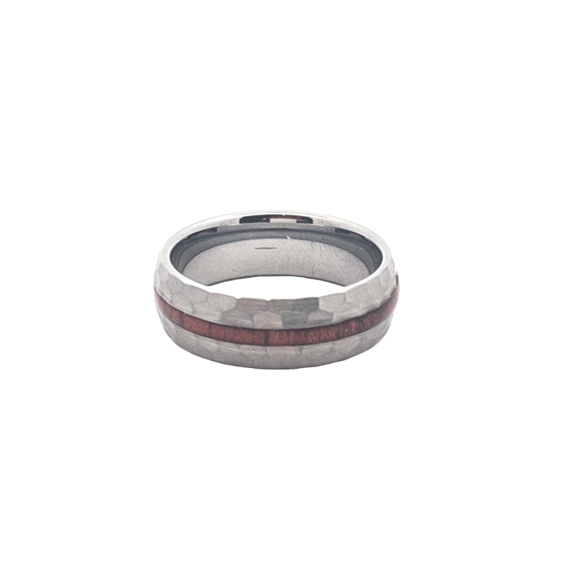 TUNGSTEN & RED CEDAR MENS RING