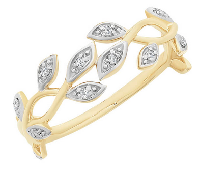 9CT YG FILIGREE DRESS RING