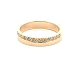 9YG DIAMOND WEDDING RING