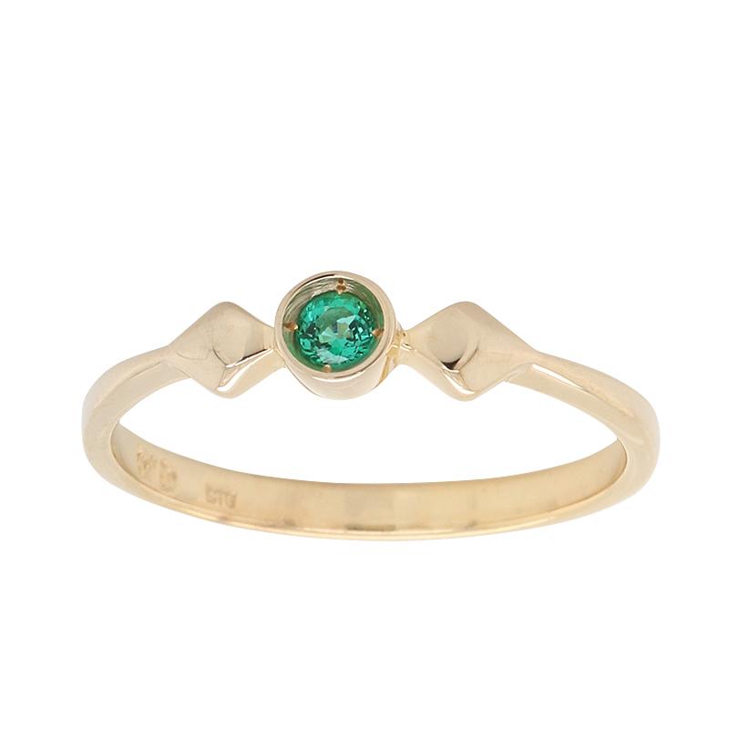 9 YG BIRON EMERALD RING