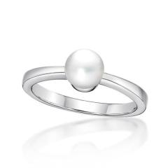 STERLING SILVER FRESHWATER PEARL RING