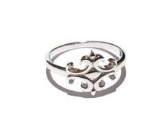 STERLING SILVER FLUER DE LIS RING