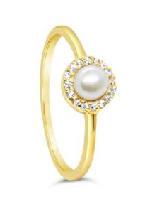 SS / GP PEARL RING