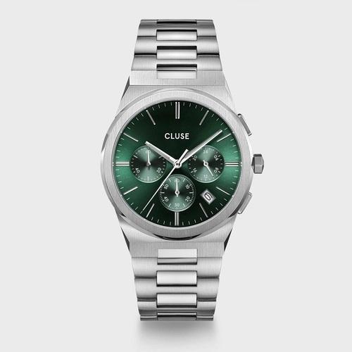 CLUSE STEEL GREEN WATCH