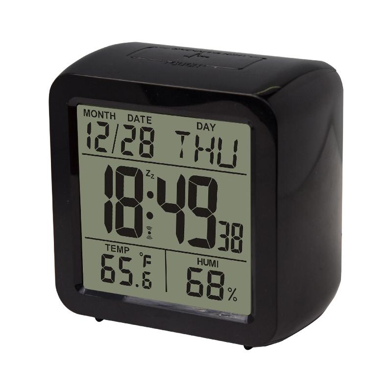 BLACK TALKING CLOCK