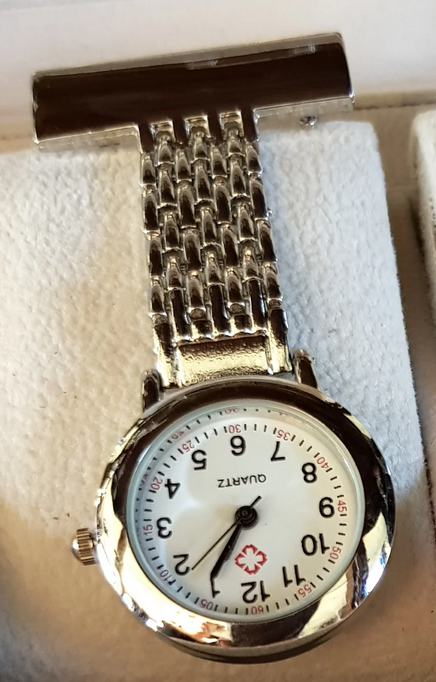 SILVER NURSES WATCH