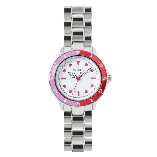 TIKKERS - PINK DIAL BRACELET WATCH