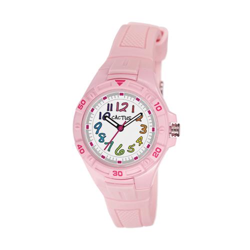 CACTUS - ANALOGUE WATCH PINK