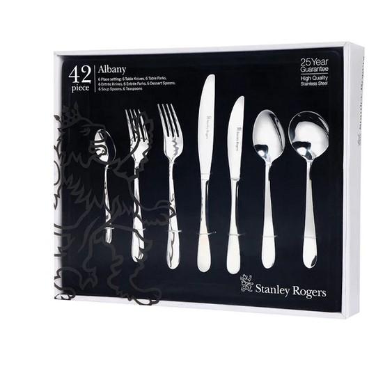 STANLEY ROGERS ALBANY 42PCE CUTLERY