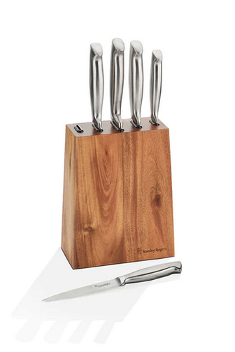 STANLEY ROGERS KNIFE BLOCK 6 PCE