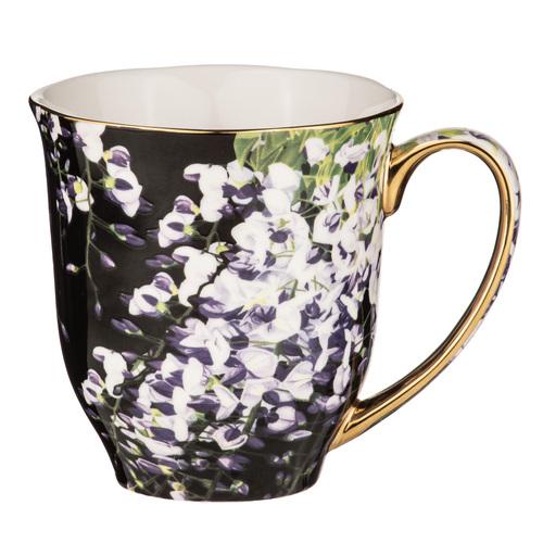 DARK FLORALS WISTERIA TEACUP