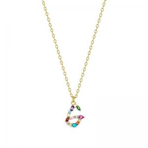 SS GP MULTI COLOURED PENDANT - G