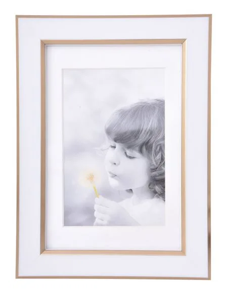 WHITE & GOLD FRAME 4 X 6