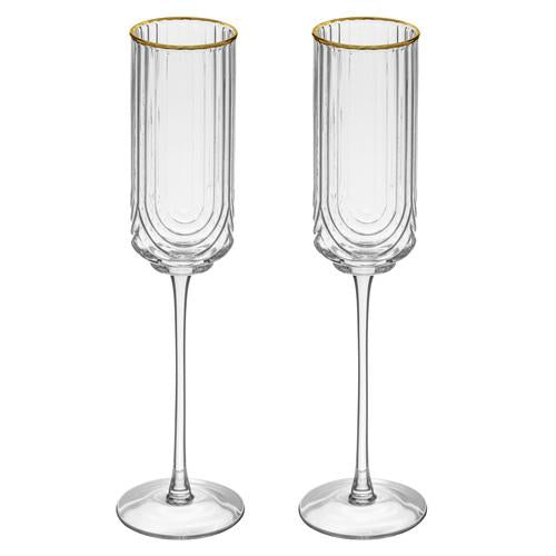 FLORENCE 2PC CHAMPAGNE GLASS