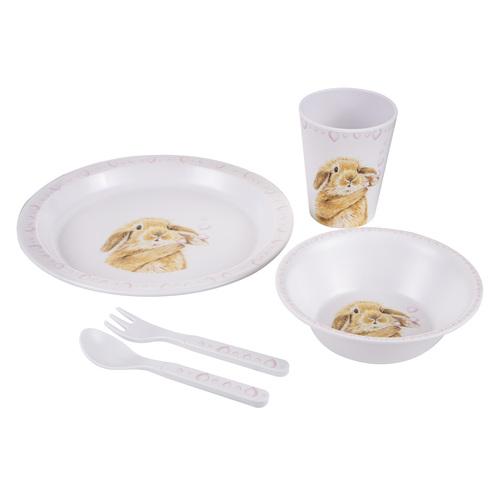 BUNNY KIDS DINNER SET