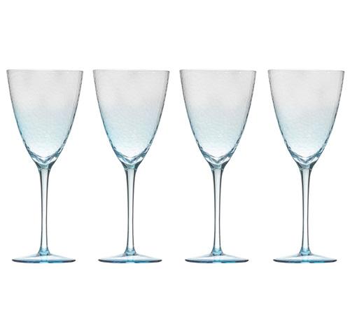 SKY BLUE WINE GLASSES