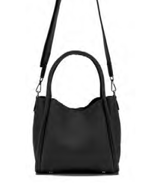 TRIXIE BLACK 2 PC HANDBAG