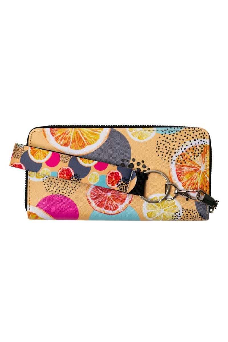 WALLET & KEY TAG - CITRUS