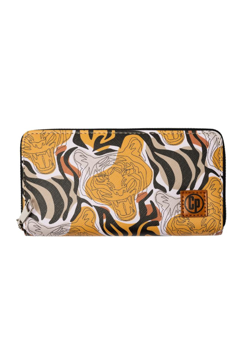 WALLET & KEY TAG - TIGER LINE DRAWING