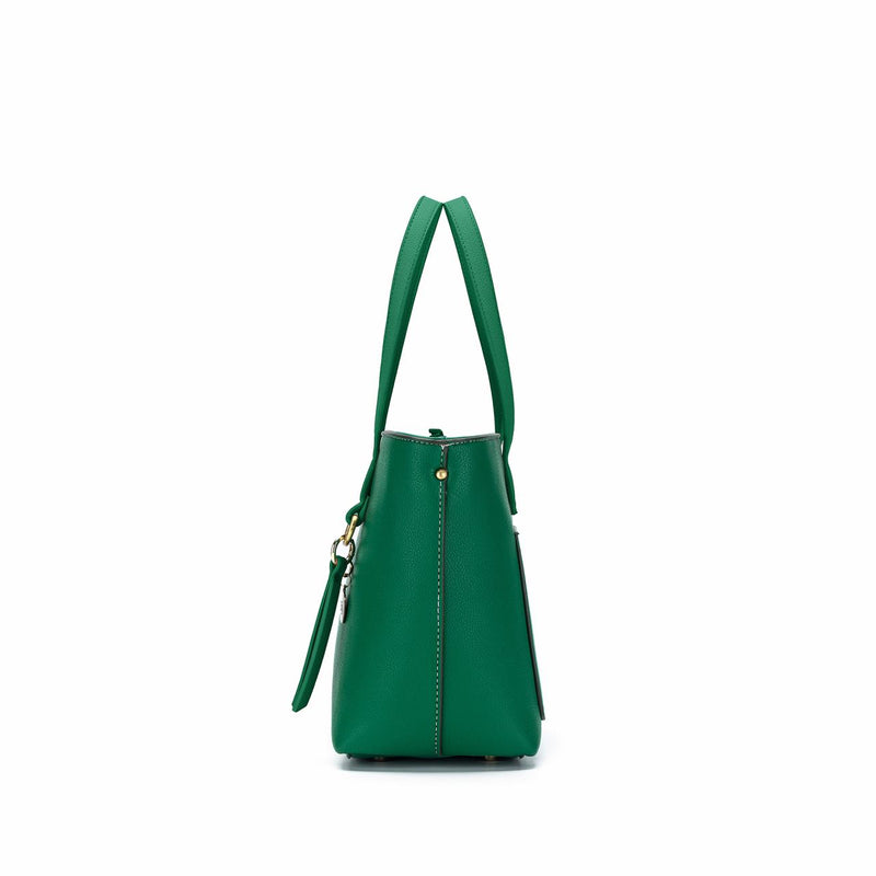 TARA 3 PCE HANDBAG SET - GREEN