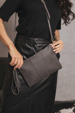 LONDON GREY CROSSBODY POUCH