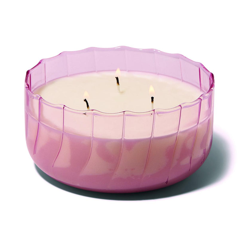 GLASS CANDLE - DESERT PEACH