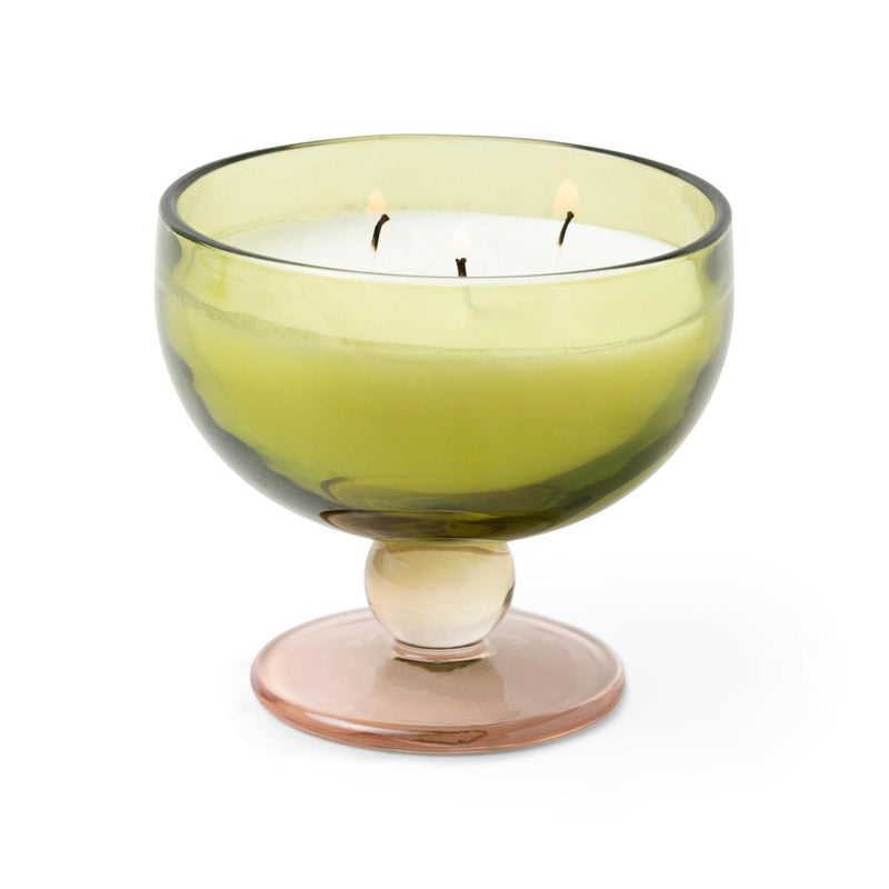 GOBLET CANDLE - MISTED LIME