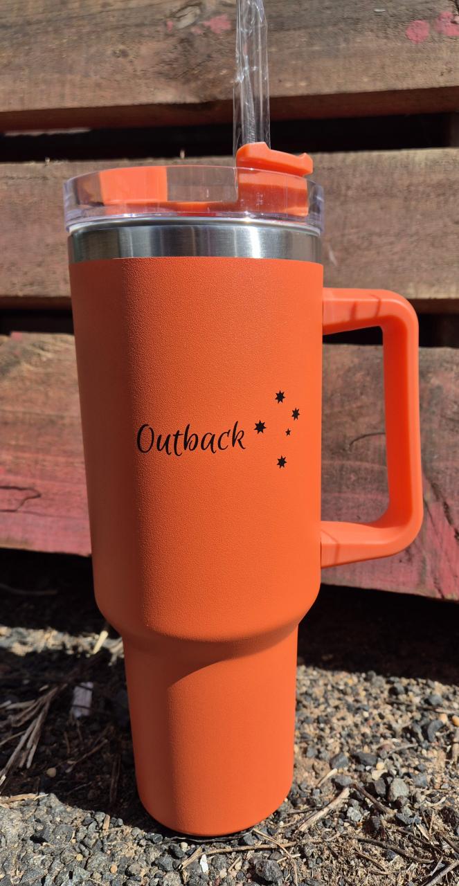 INSULATED TRAVEL MUG -  ORANGE