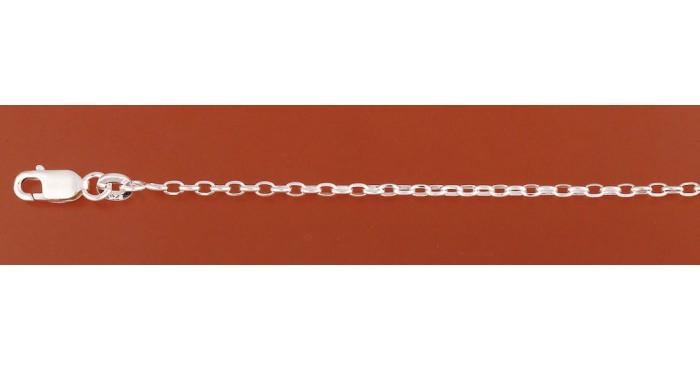 SS OVAL BELCHER CHAIN - 45CM