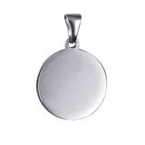 SS 16MM ROUND PENDANT