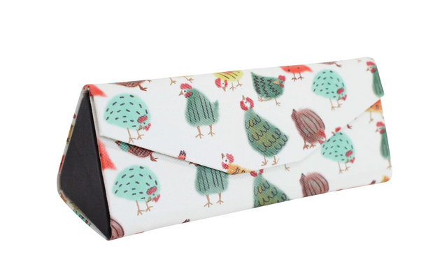 CHICKEN COATED GLASSES CASE