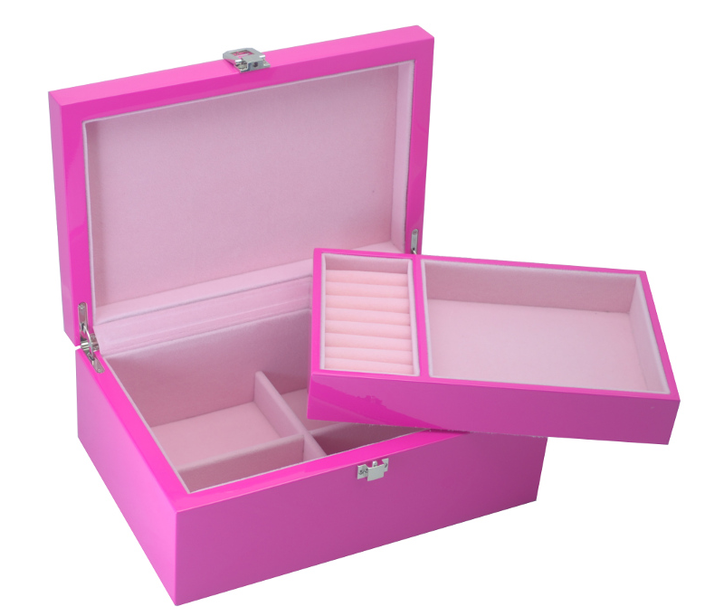 HOT PINK JEWELLERY BOX