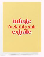 CARD - INHALE