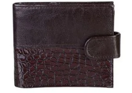 RFID BROWN CROC WALLET