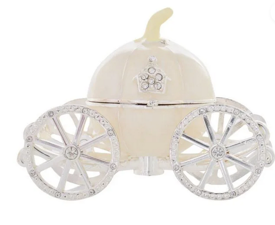 WEDDING CARRIAGE TRINKET BOX