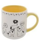 BLACK & WHITE DOG MUG