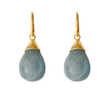 PICASSO MILKY AQUAMARINE EARRINGS