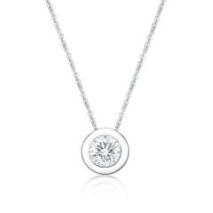 SS 6MM CZ SLIDER NECKLACE