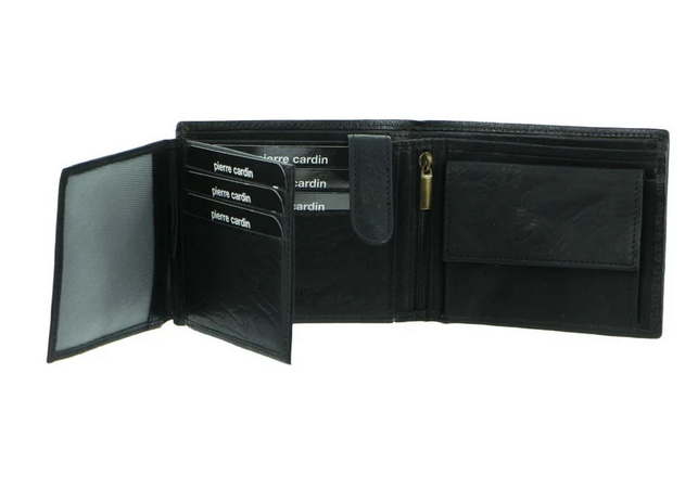 BLK PIERRE CARDIN MENS WALLET