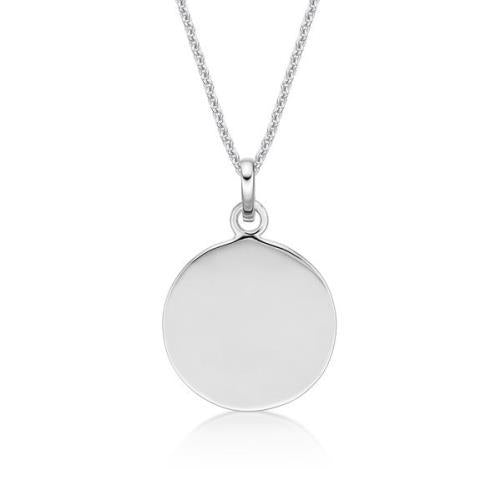 SS DISC NECKLACE