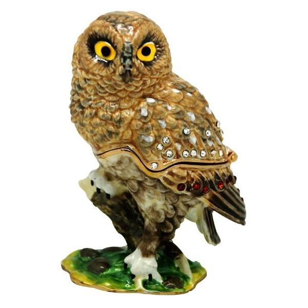 TRINKET BOX - BOOBOOK OWL