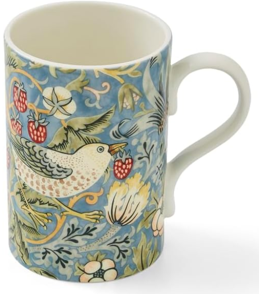 MORRIS & CO - STRAWBERRY THIEF BLUE MUG